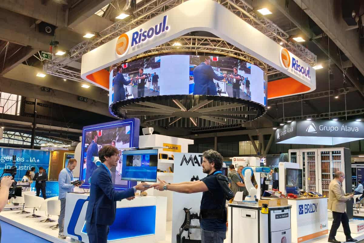 Stand para Risoul en la feria Advanced Factories