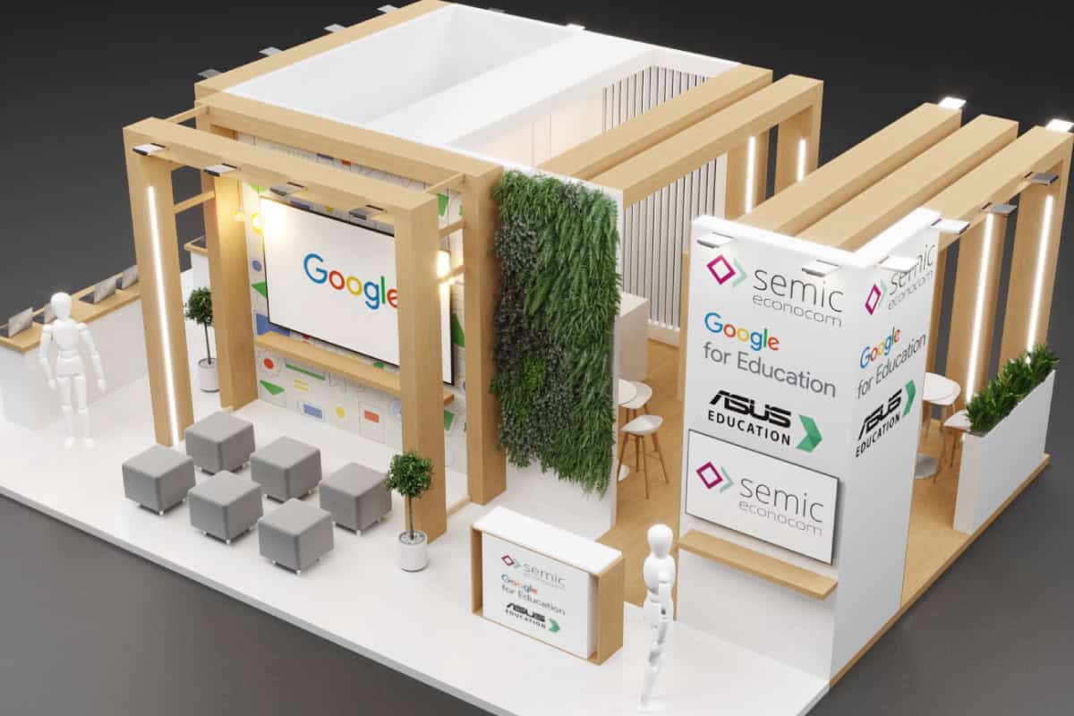 stand para Semic Educación en la feria SIMO